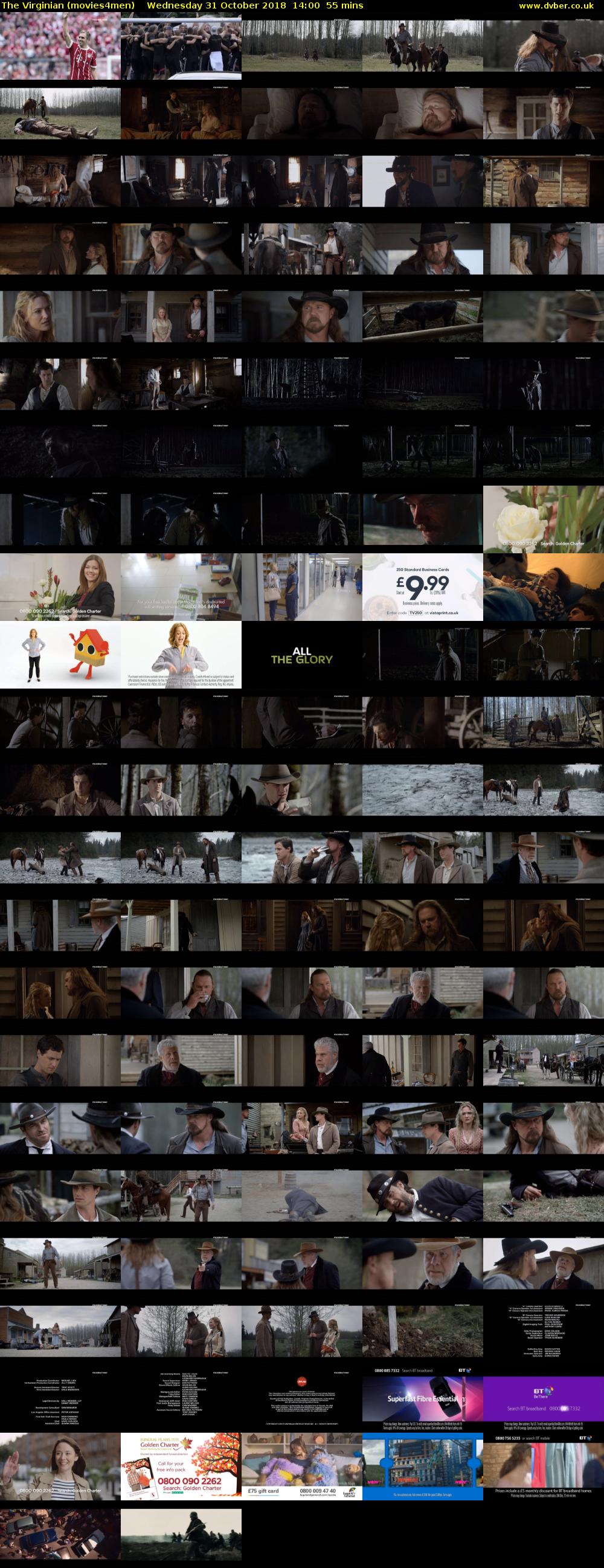 The Virginian (movies4men) Wednesday 31 October 2018 14:00 - 14:55