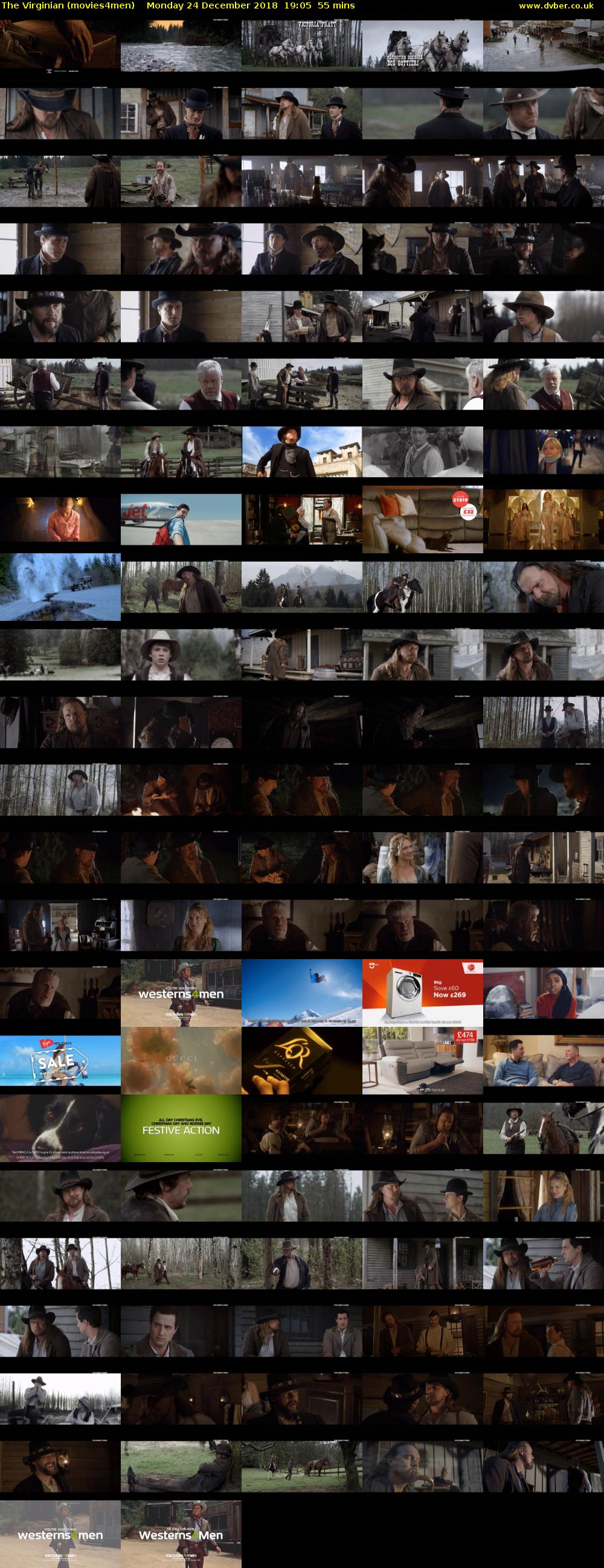 The Virginian (movies4men) Monday 24 December 2018 19:05 - 20:00