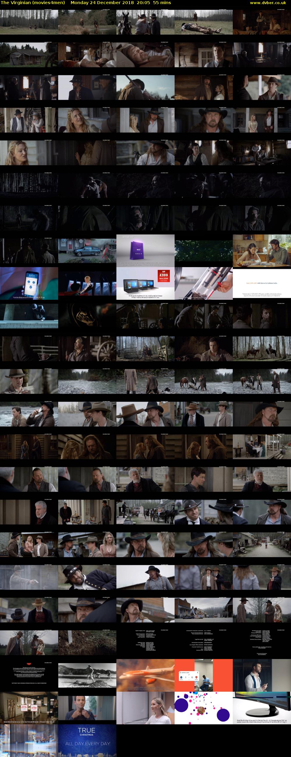 The Virginian (movies4men) Monday 24 December 2018 20:05 - 21:00