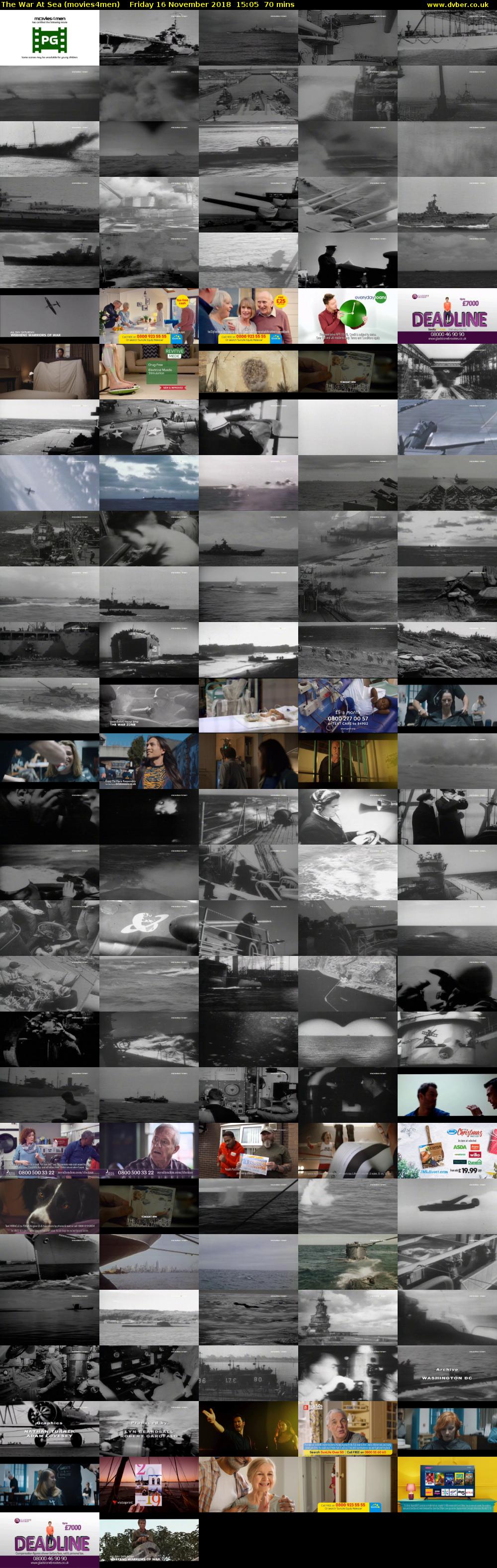 The War At Sea (movies4men) Friday 16 November 2018 15:05 - 16:15