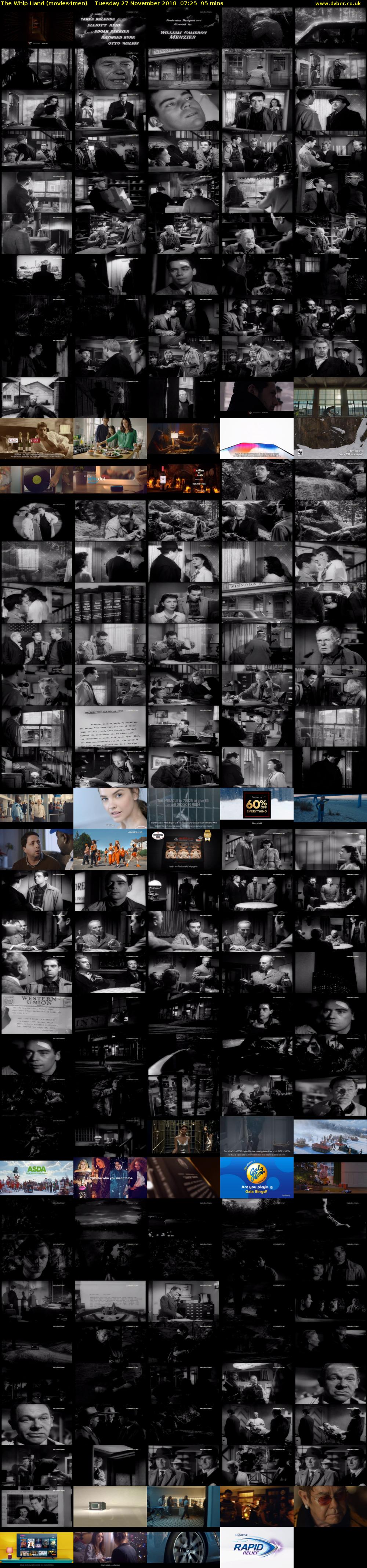 The Whip Hand (movies4men) Tuesday 27 November 2018 07:25 - 09:00