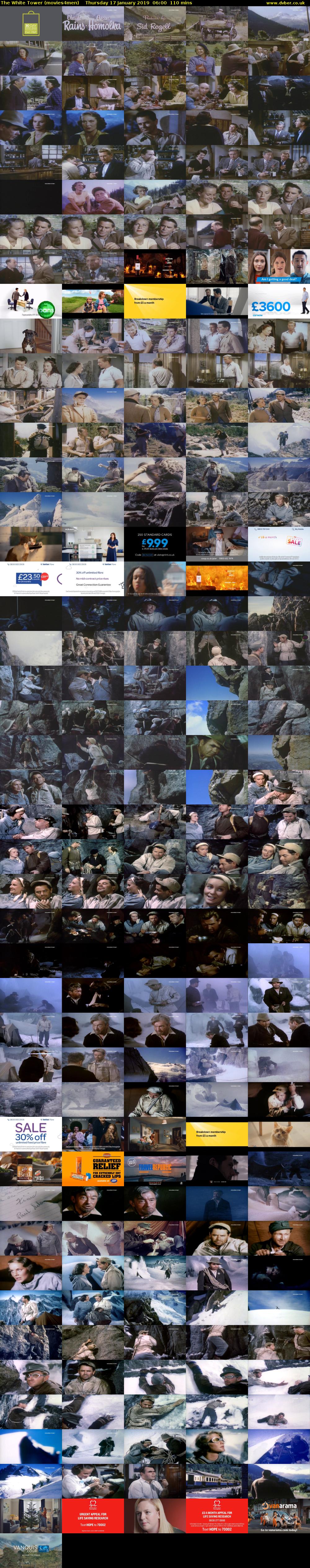 The White Tower (movies4men) Thursday 17 January 2019 06:00 - 07:50