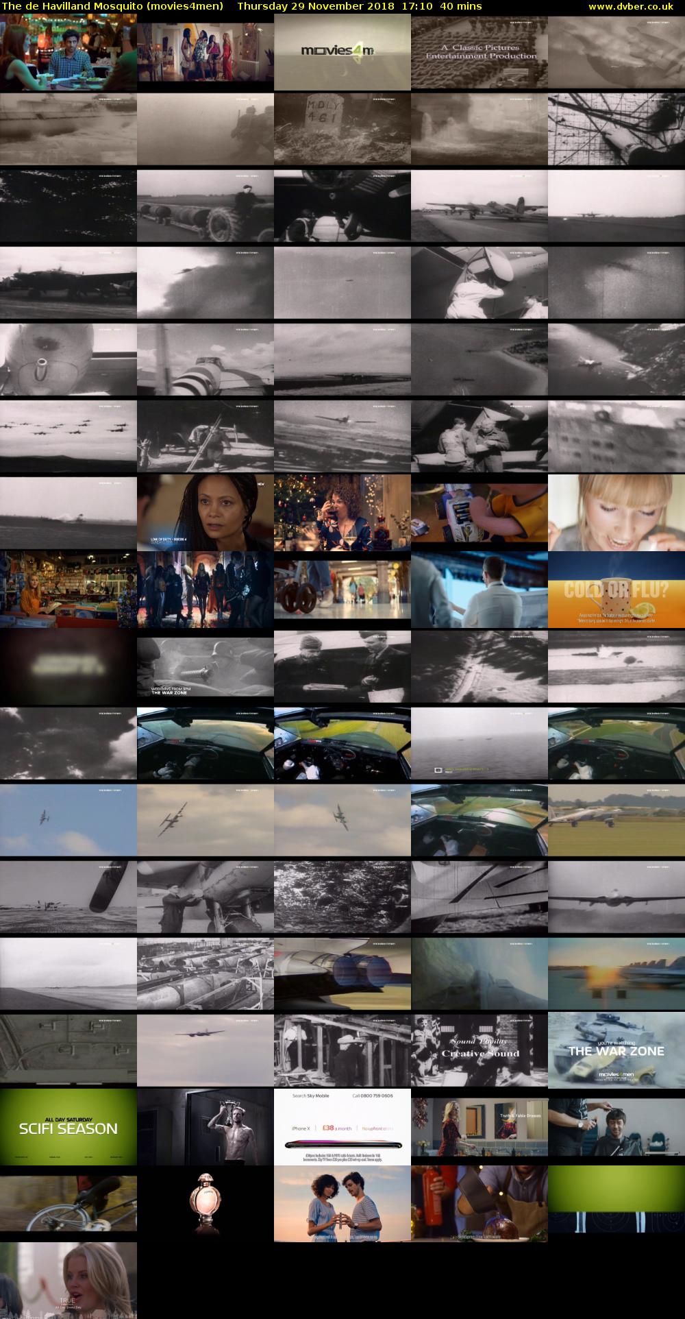 The de Havilland Mosquito (movies4men) Thursday 29 November 2018 17:10 - 17:50