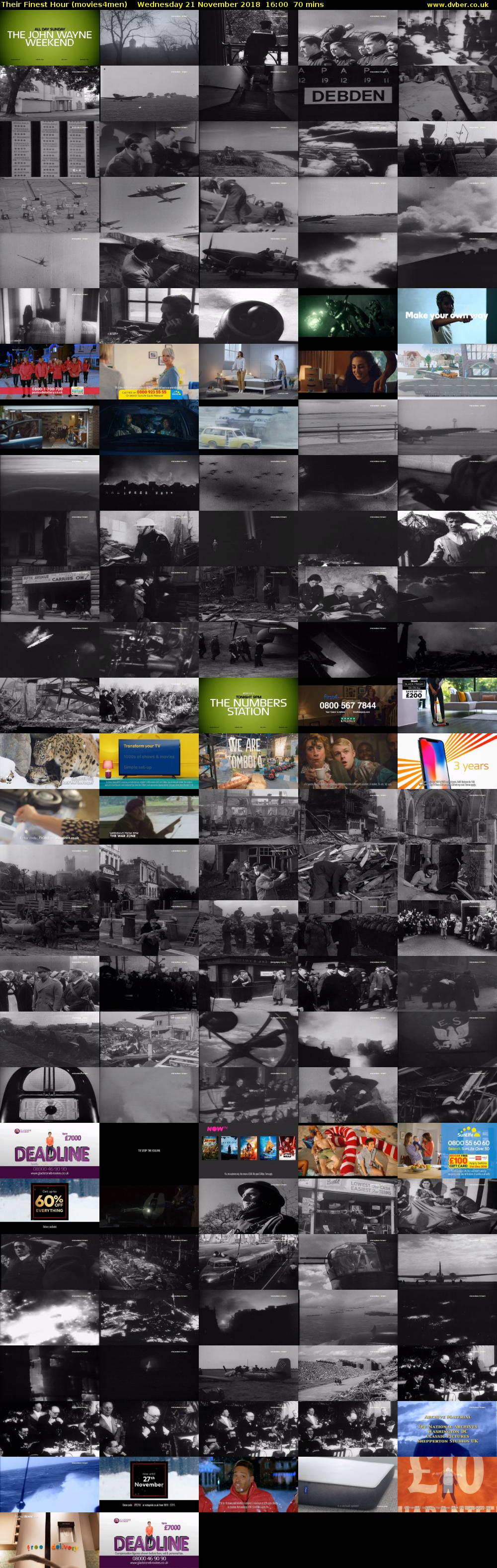 Their Finest Hour (movies4men) Wednesday 21 November 2018 16:00 - 17:10