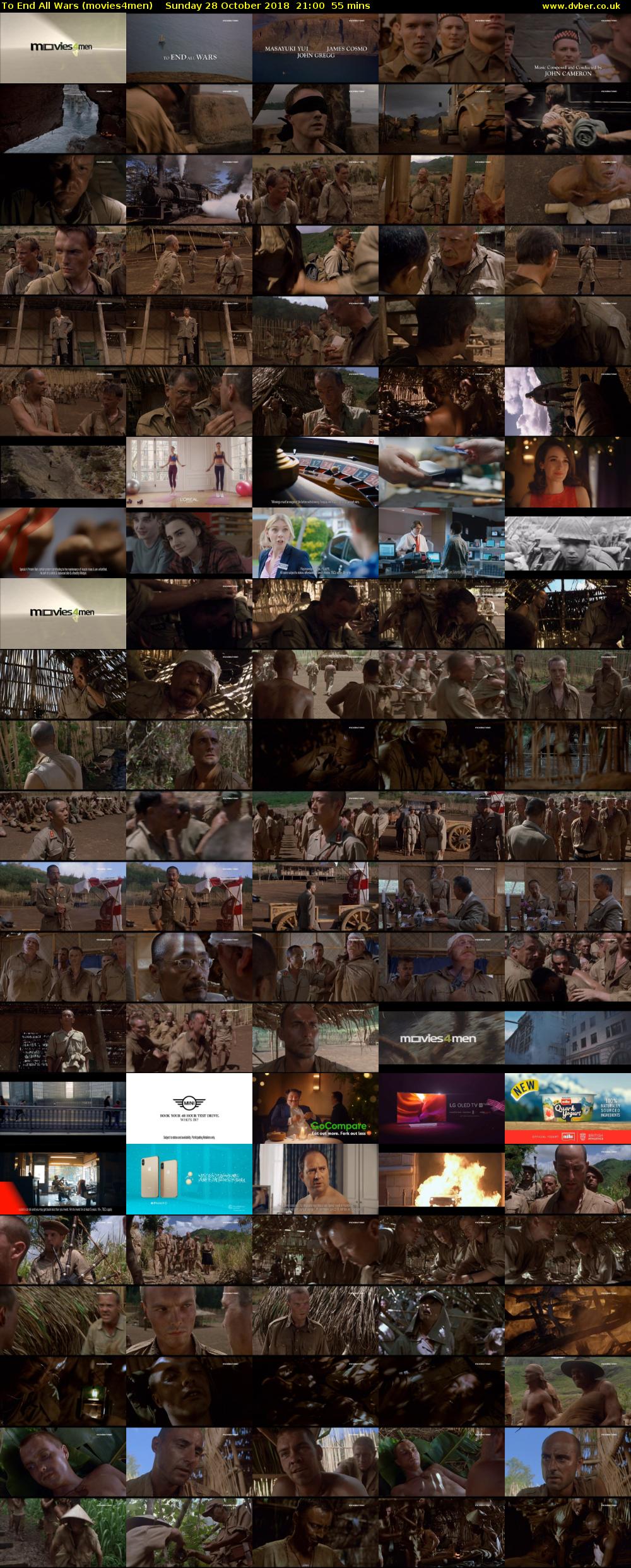 To End All Wars (movies4men) Sunday 28 October 2018 21:00 - 21:55