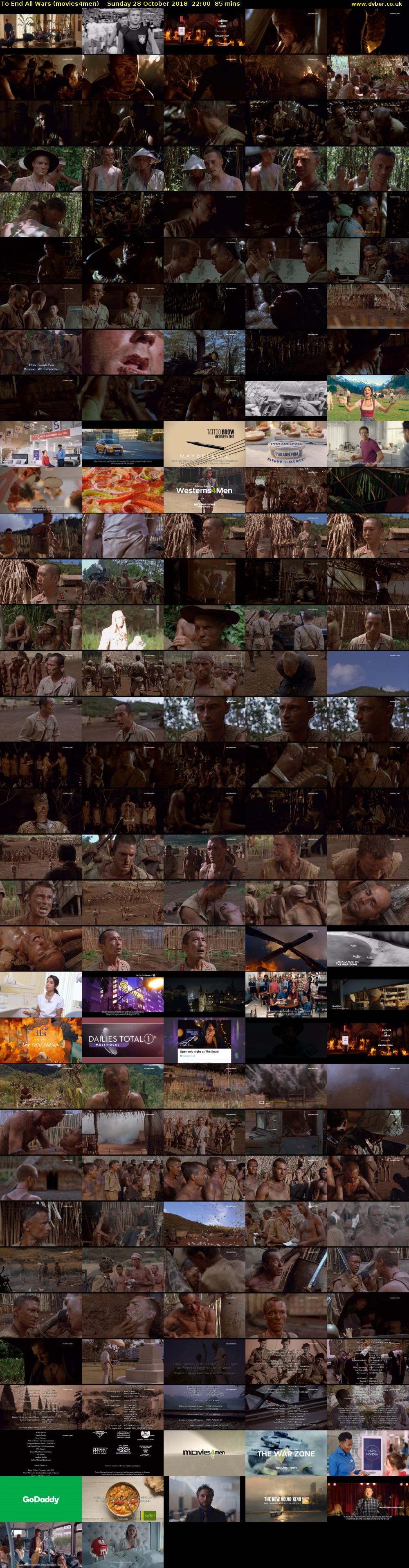 To End All Wars (movies4men) Sunday 28 October 2018 22:00 - 23:25