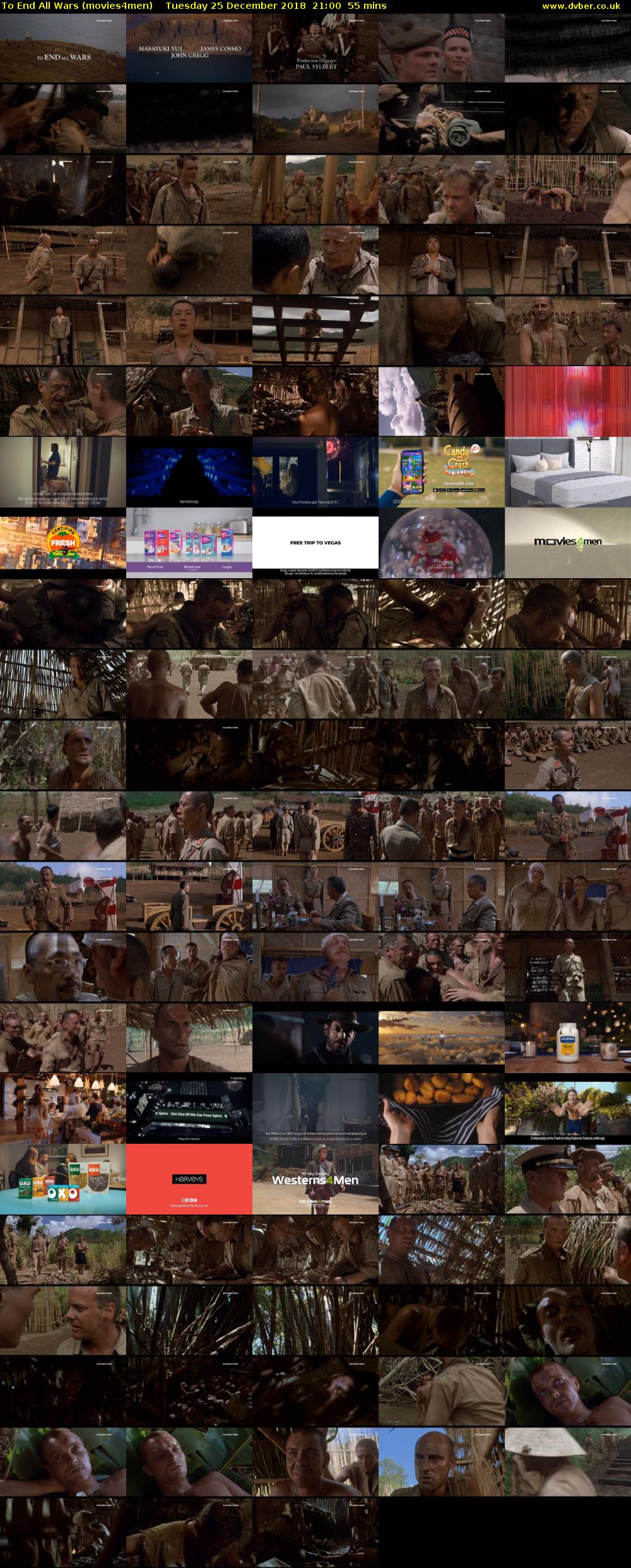 To End All Wars (movies4men) Tuesday 25 December 2018 21:00 - 21:55