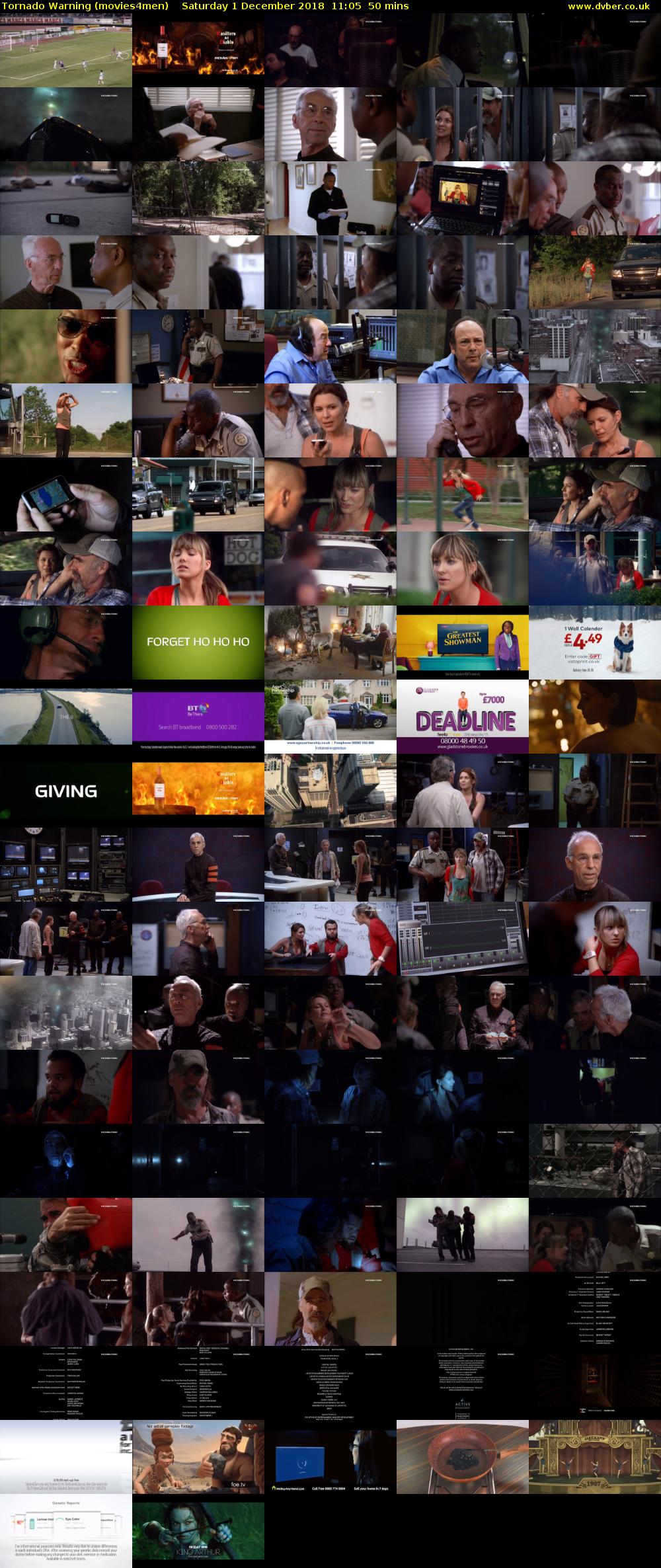 Tornado Warning (movies4men) Saturday 1 December 2018 11:05 - 11:55