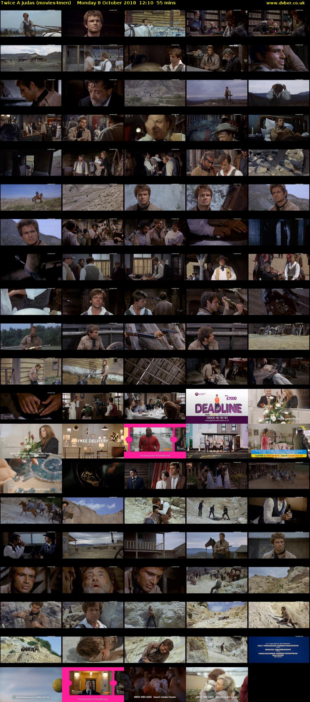 Twice A Judas (movies4men) Monday 8 October 2018 12:10 - 13:05