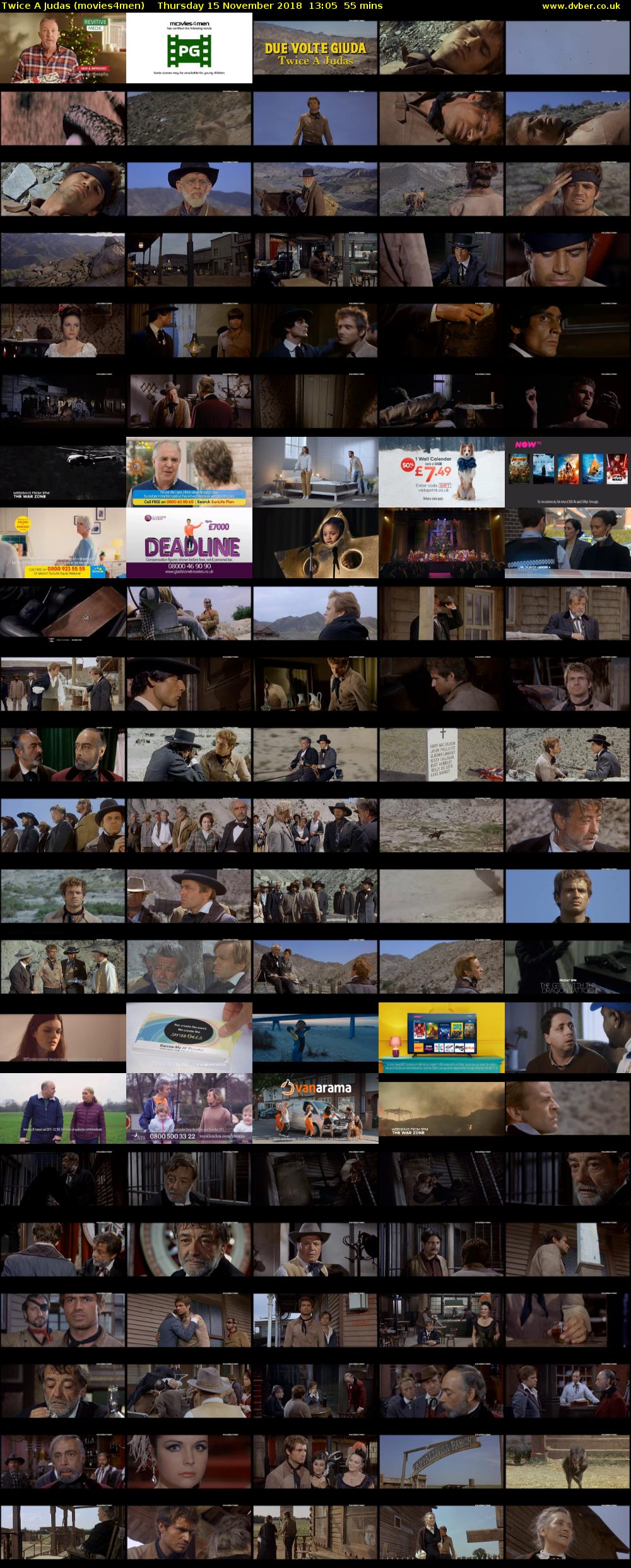 Twice A Judas (movies4men) Thursday 15 November 2018 13:05 - 14:00