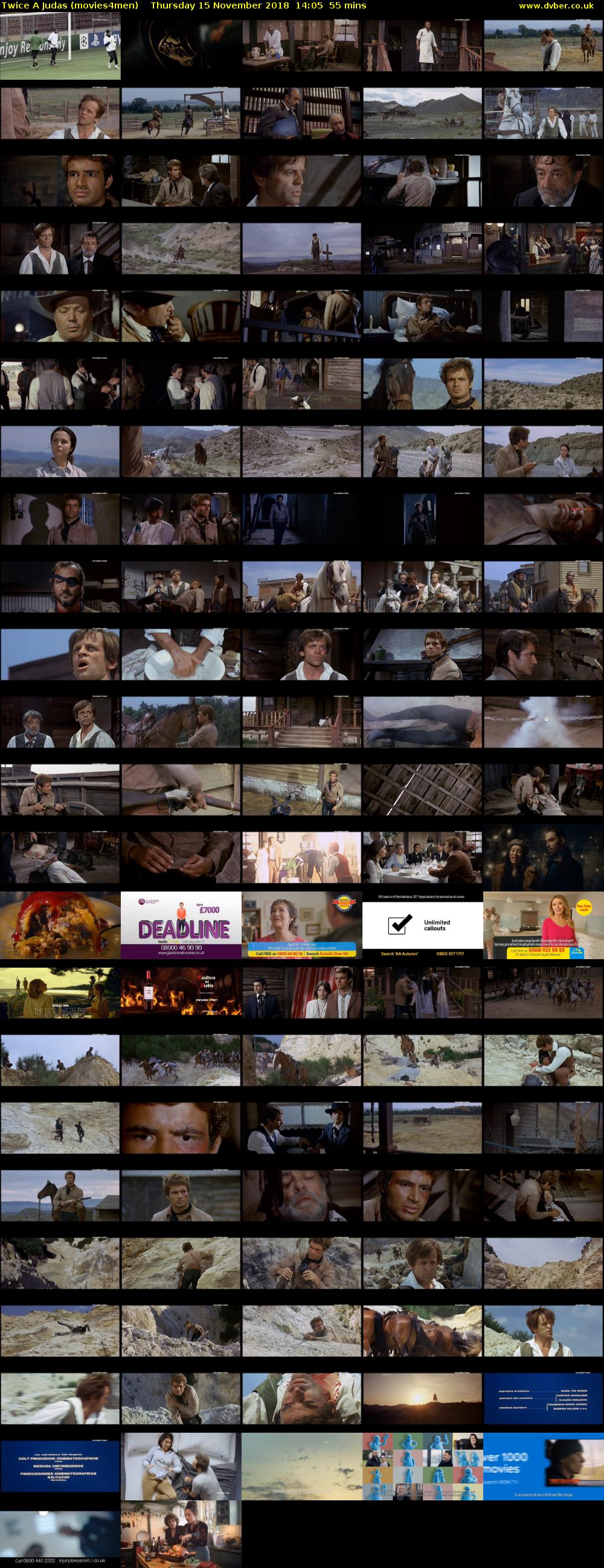 Twice A Judas (movies4men) Thursday 15 November 2018 14:05 - 15:00