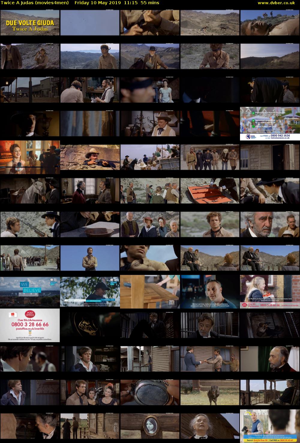 Twice A Judas (movies4men) Friday 10 May 2019 11:15 - 12:10
