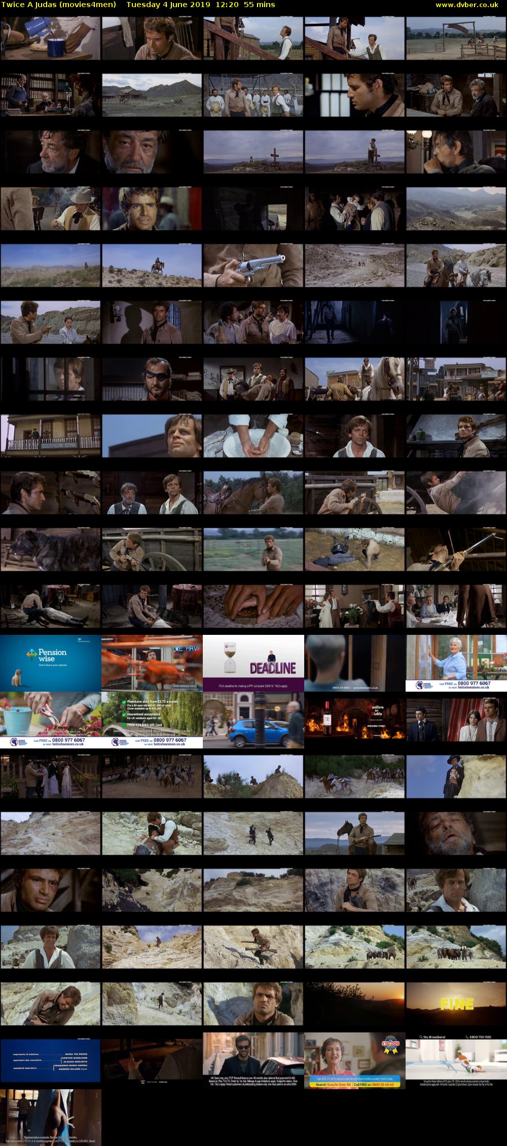 Twice A Judas (movies4men) Tuesday 4 June 2019 12:20 - 13:15
