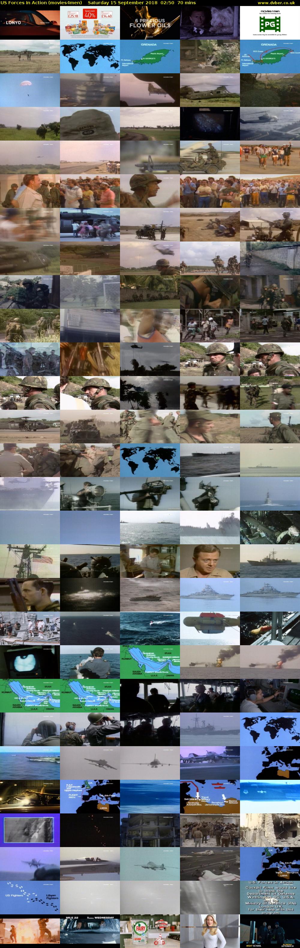 US Forces In Action (movies4men) Saturday 15 September 2018 02:50 - 04:00