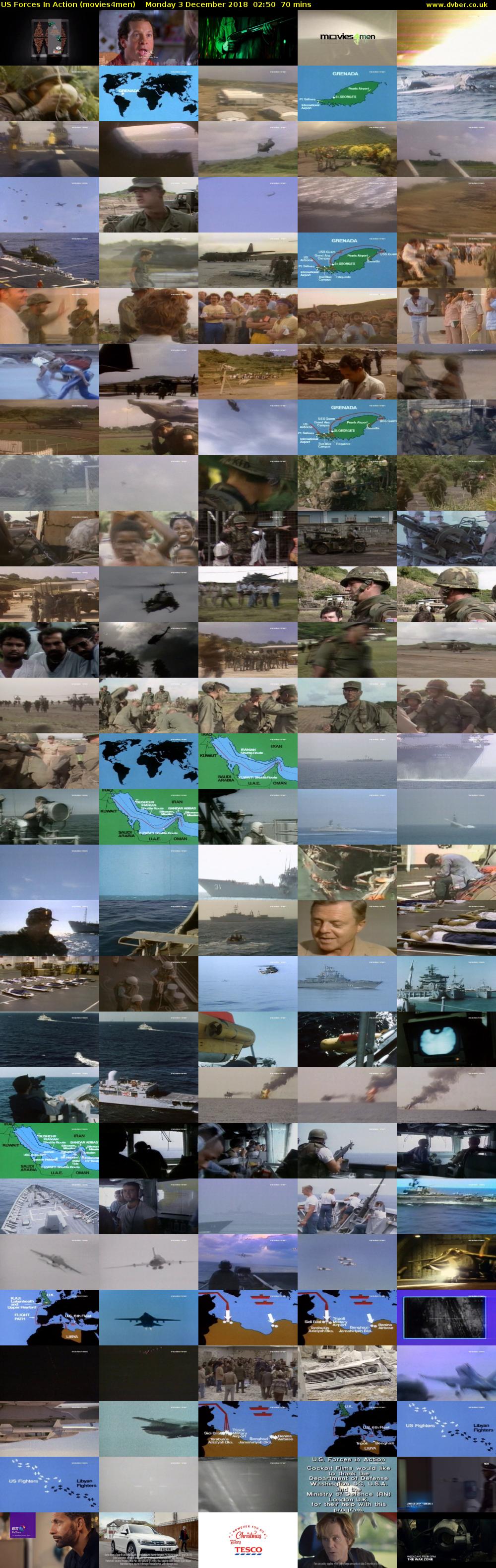 US Forces In Action (movies4men) Monday 3 December 2018 02:50 - 04:00