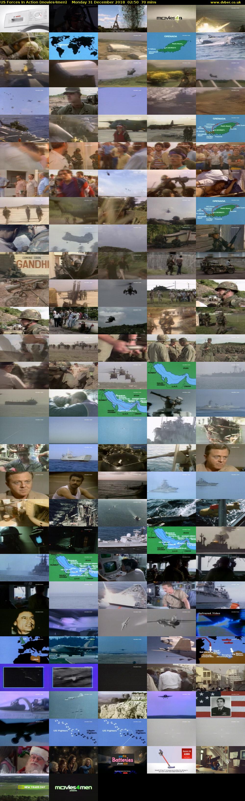US Forces In Action (movies4men) Monday 31 December 2018 02:50 - 04:00