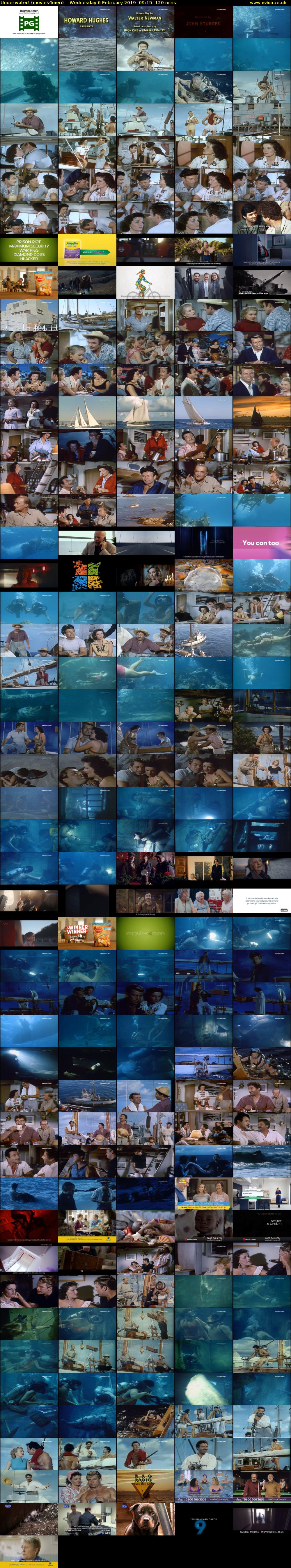 Underwater! (movies4men) Wednesday 6 February 2019 09:15 - 11:15