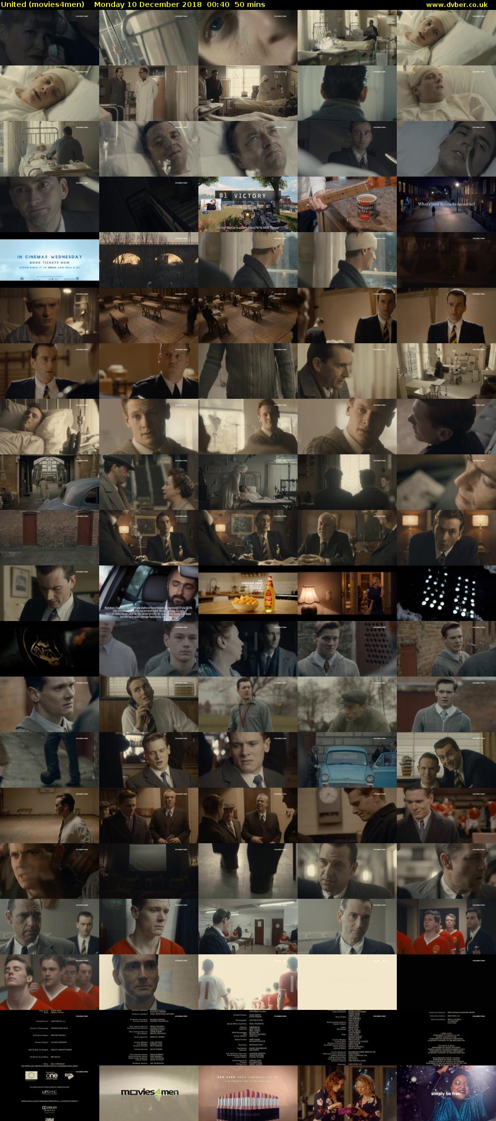 United (movies4men) Monday 10 December 2018 00:40 - 01:30