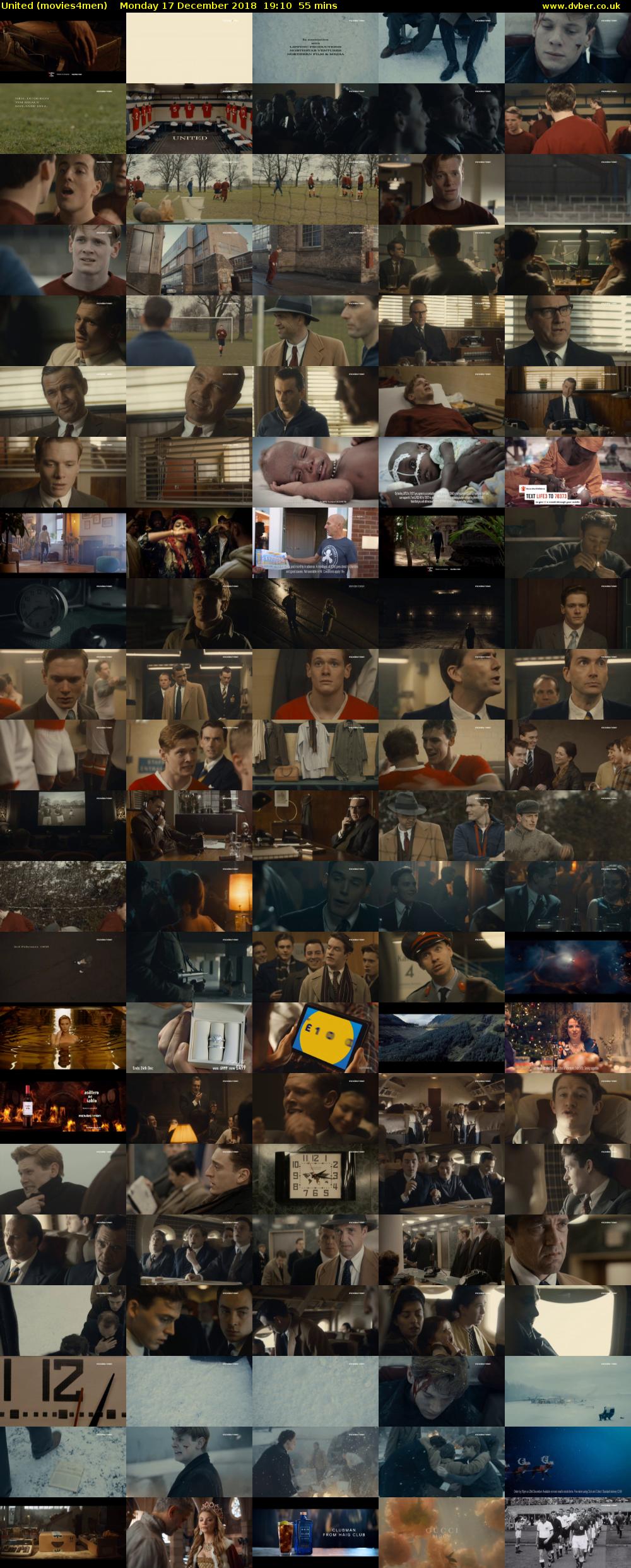 United (movies4men) Monday 17 December 2018 19:10 - 20:05