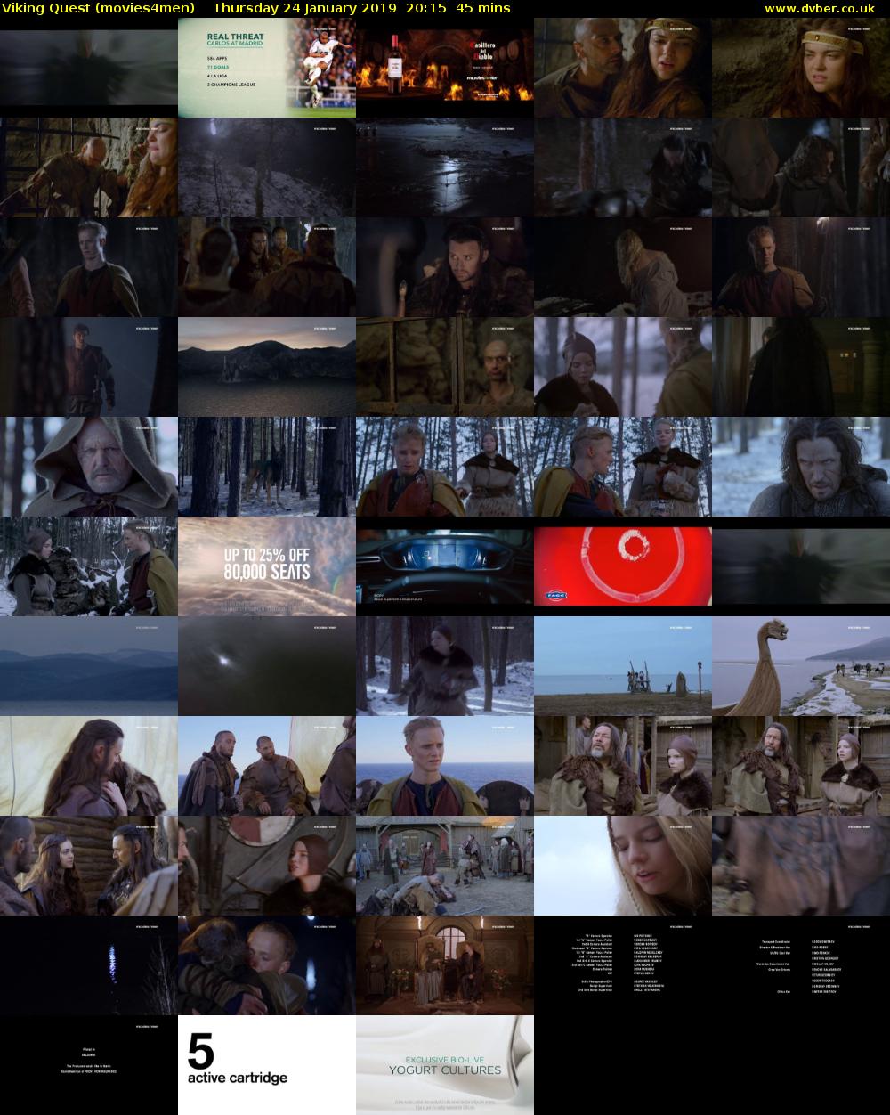 Viking Quest (movies4men) Thursday 24 January 2019 20:15 - 21:00