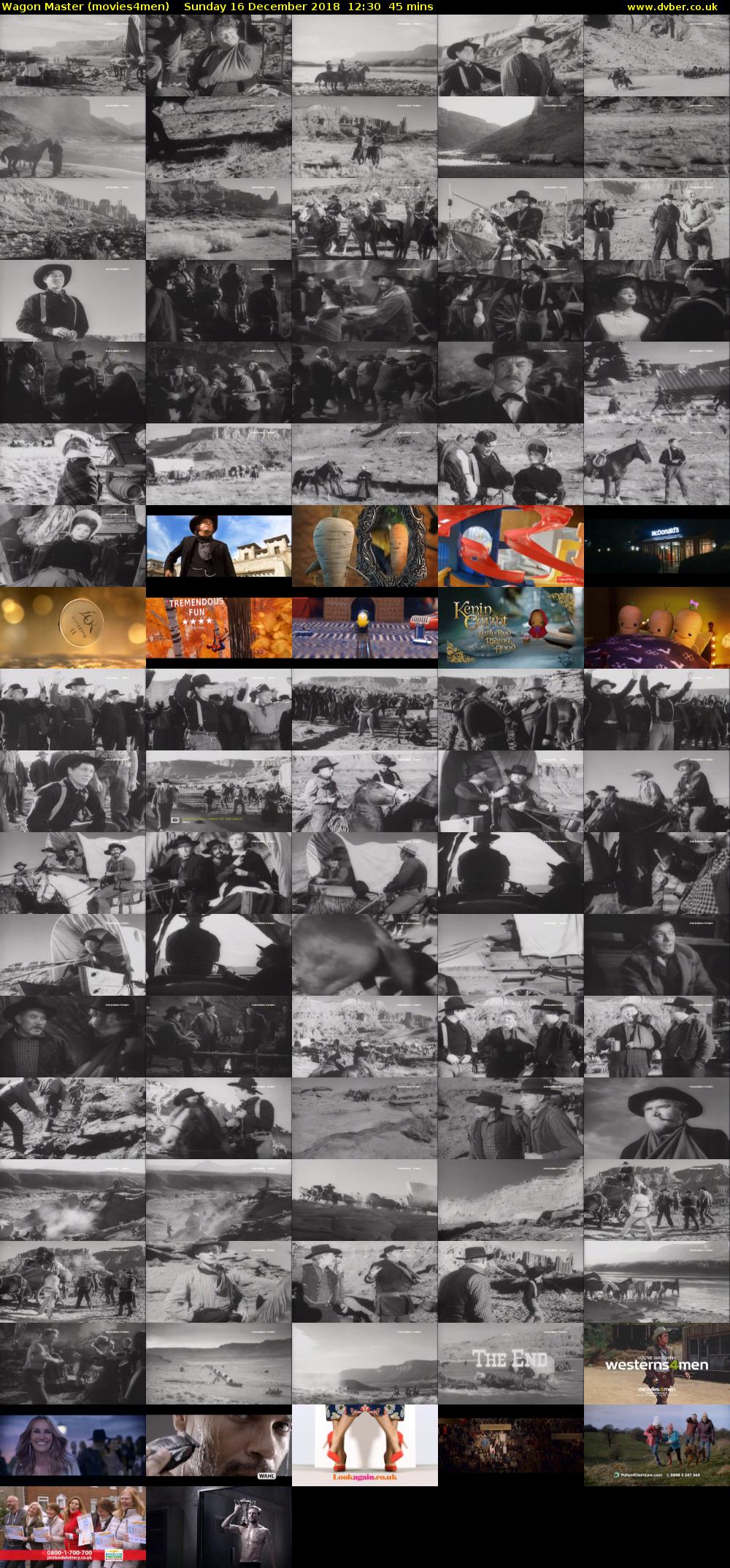 Wagon Master (movies4men) Sunday 16 December 2018 12:30 - 13:15