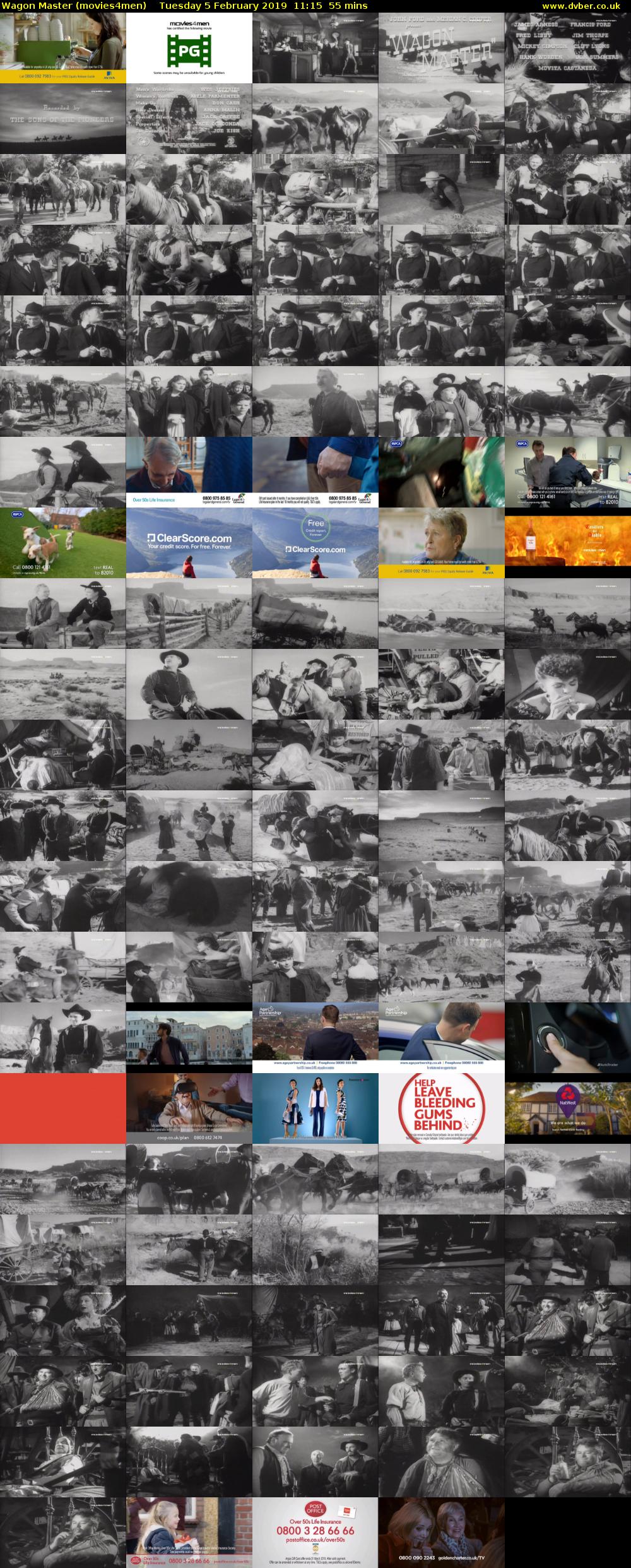 Wagon Master (movies4men) Tuesday 5 February 2019 11:15 - 12:10