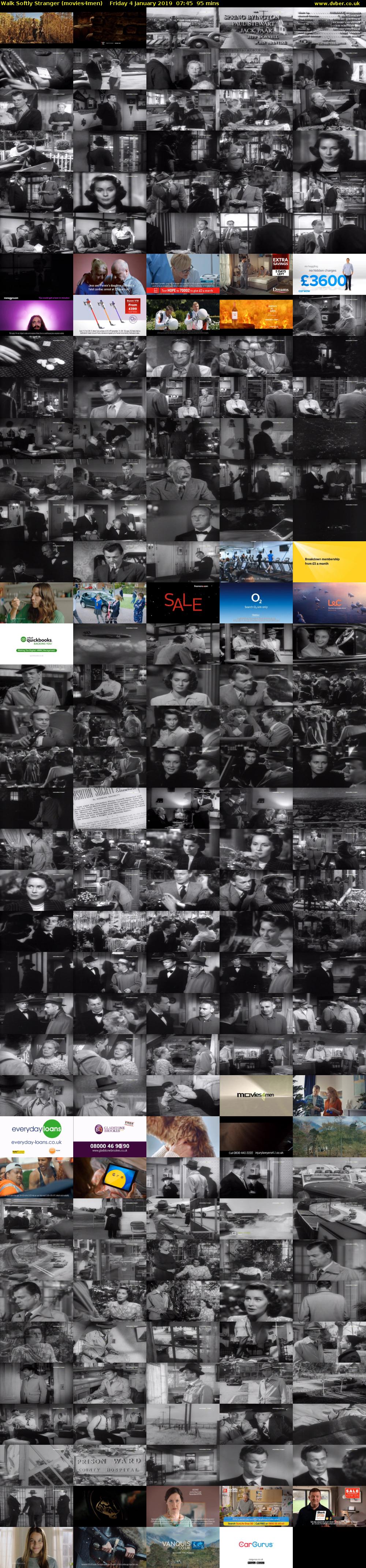 Walk Softly Stranger (movies4men) Friday 4 January 2019 07:45 - 09:20