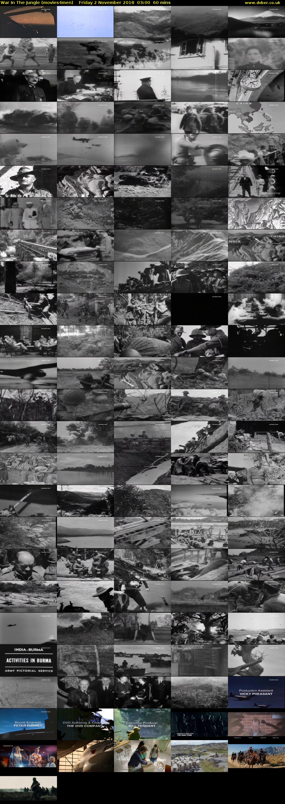 War In The Jungle (movies4men) Friday 2 November 2018 03:00 - 04:00