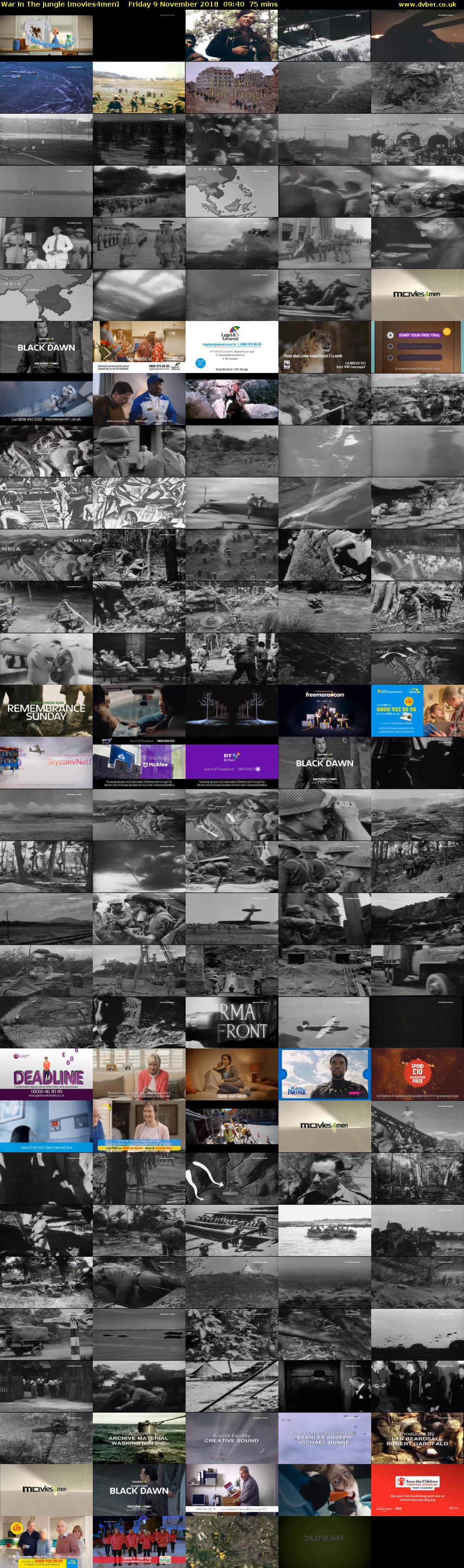 War In The Jungle (movies4men) Friday 9 November 2018 09:40 - 10:55