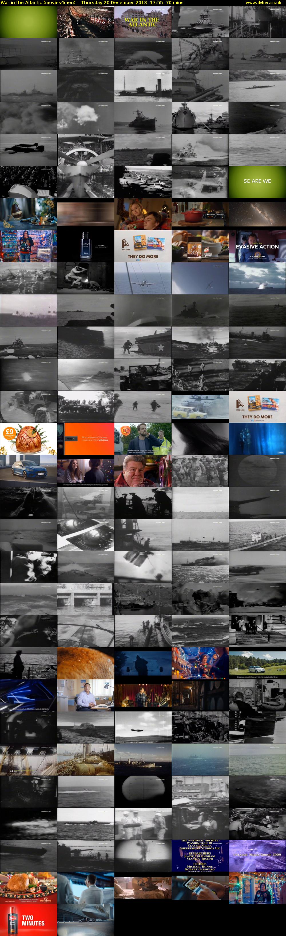 War in the Atlantic (movies4men) Thursday 20 December 2018 17:55 - 19:05