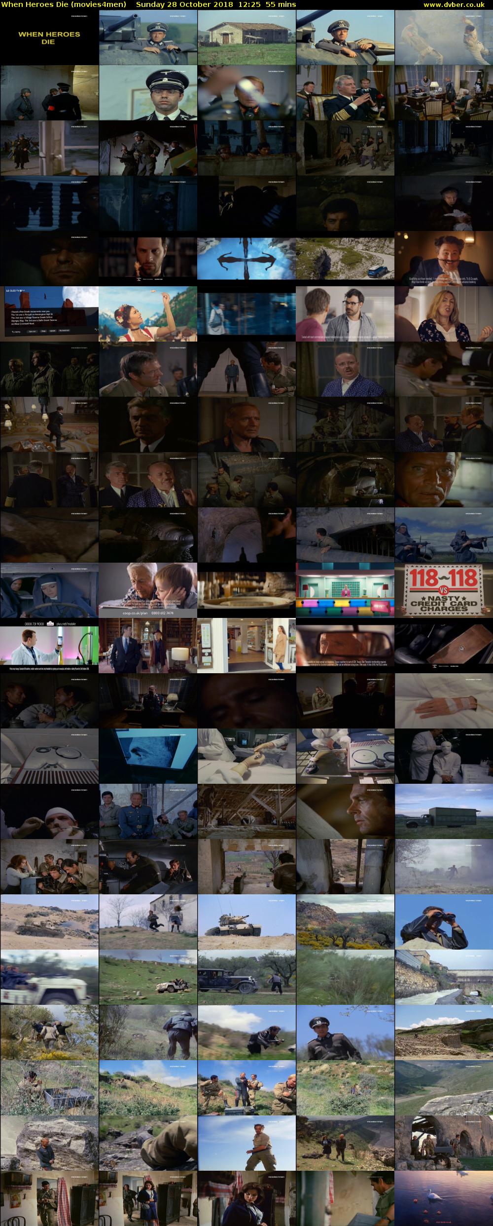 When Heroes Die (movies4men) Sunday 28 October 2018 12:25 - 13:20