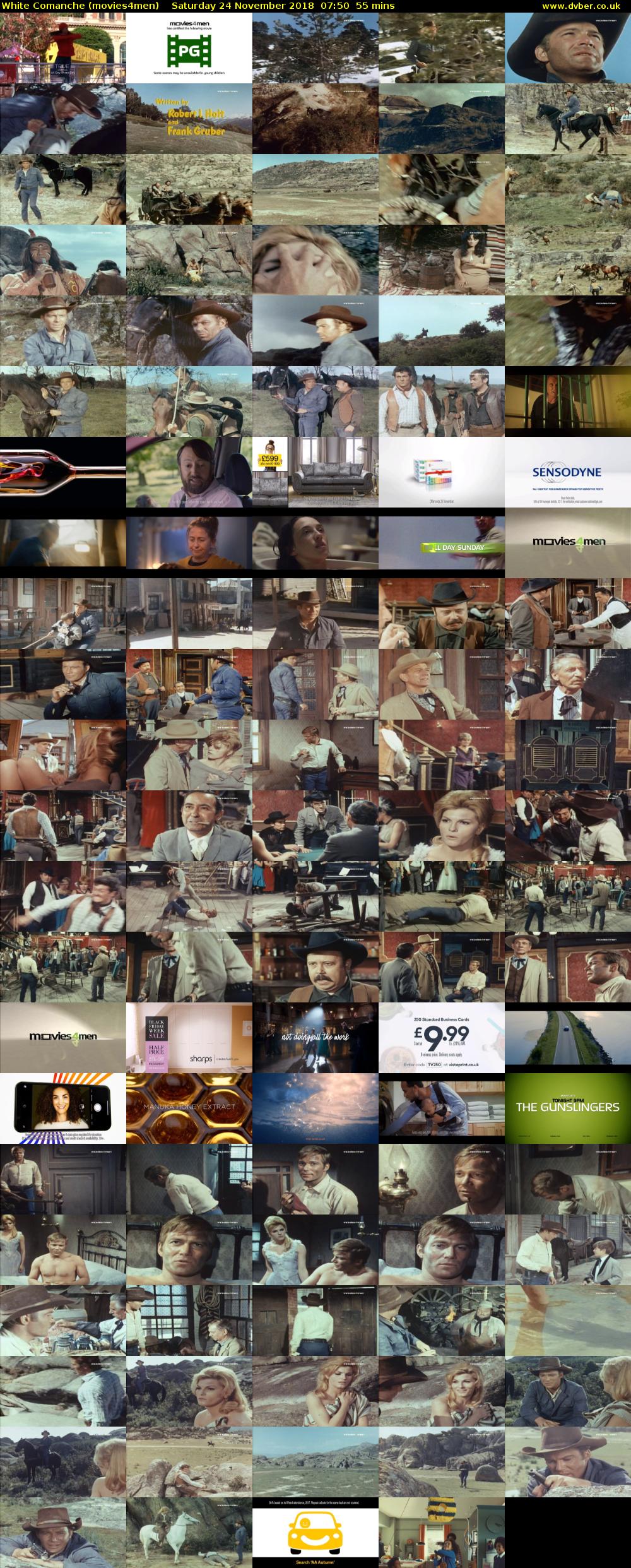 White Comanche (movies4men) Saturday 24 November 2018 07:50 - 08:45