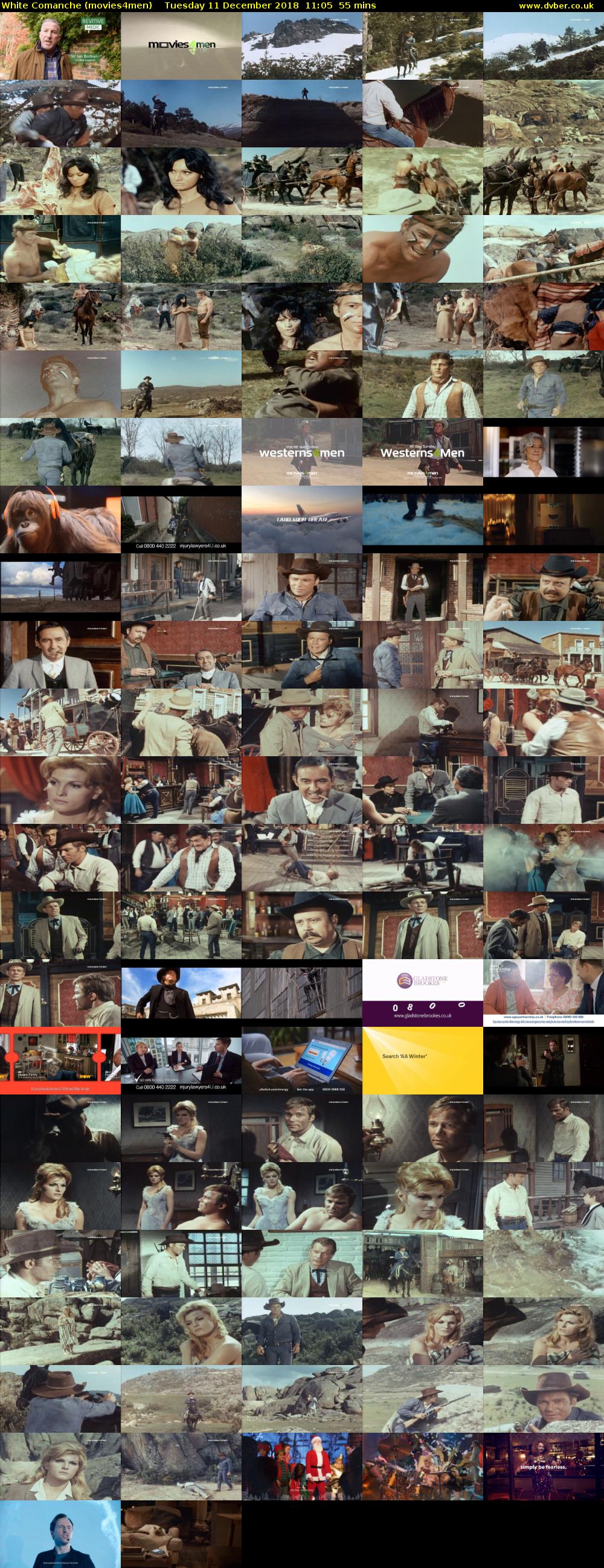 White Comanche (movies4men) Tuesday 11 December 2018 11:05 - 12:00