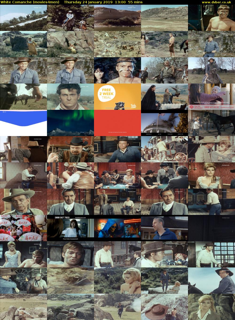 White Comanche (movies4men) Thursday 24 January 2019 13:00 - 13:55