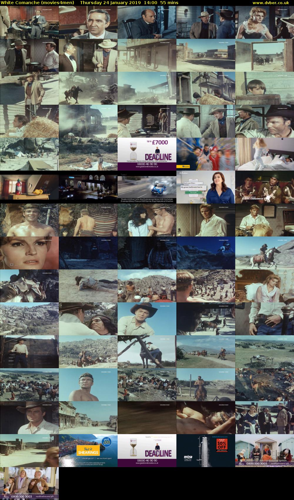 White Comanche (movies4men) Thursday 24 January 2019 14:00 - 14:55