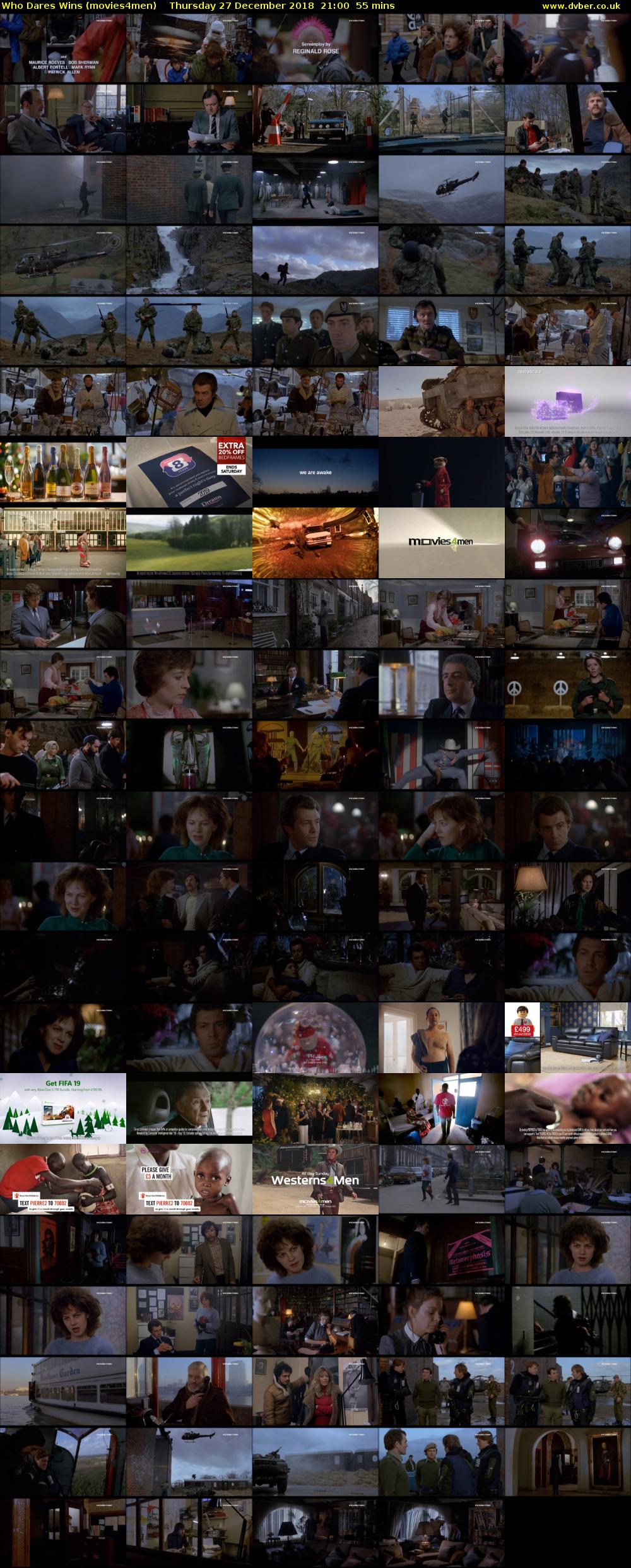 Who Dares Wins (movies4men) Thursday 27 December 2018 21:00 - 21:55