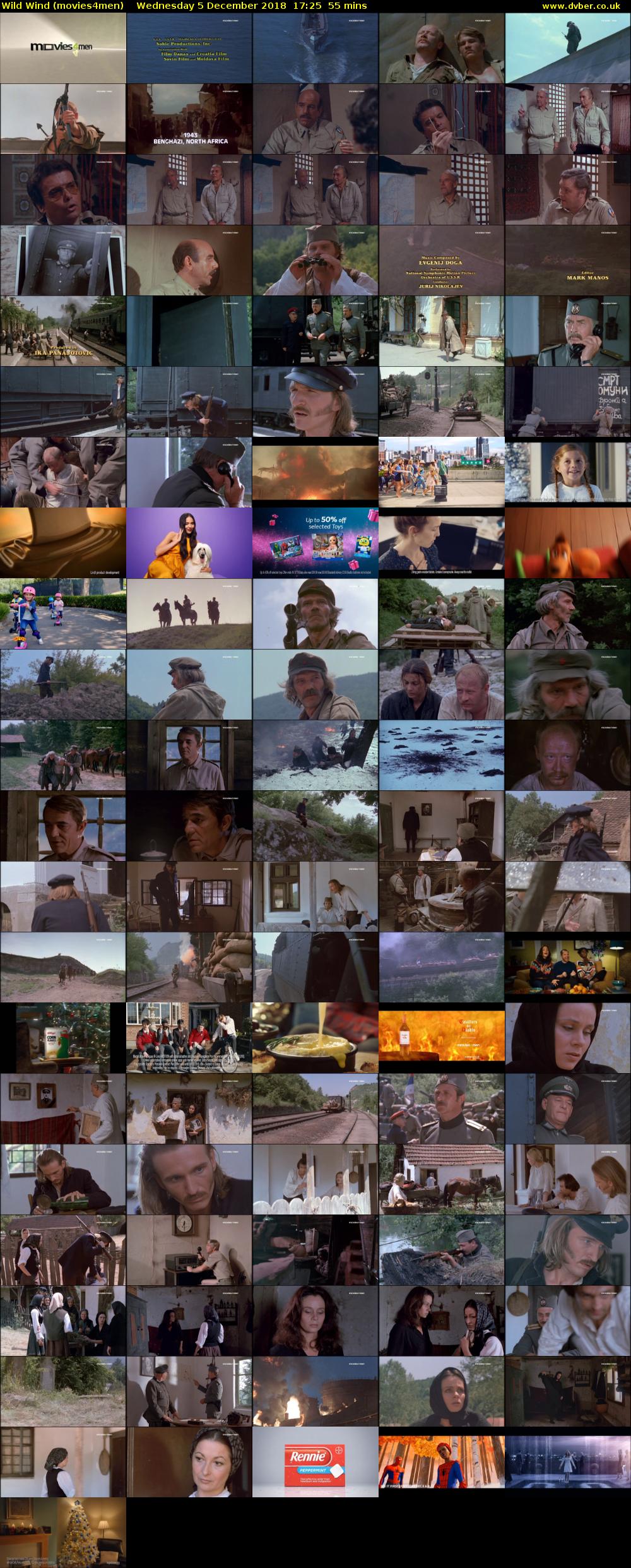 Wild Wind (movies4men) Wednesday 5 December 2018 17:25 - 18:20