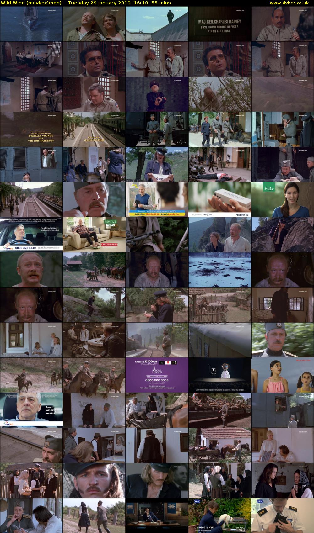 Wild Wind (movies4men) Tuesday 29 January 2019 16:10 - 17:05