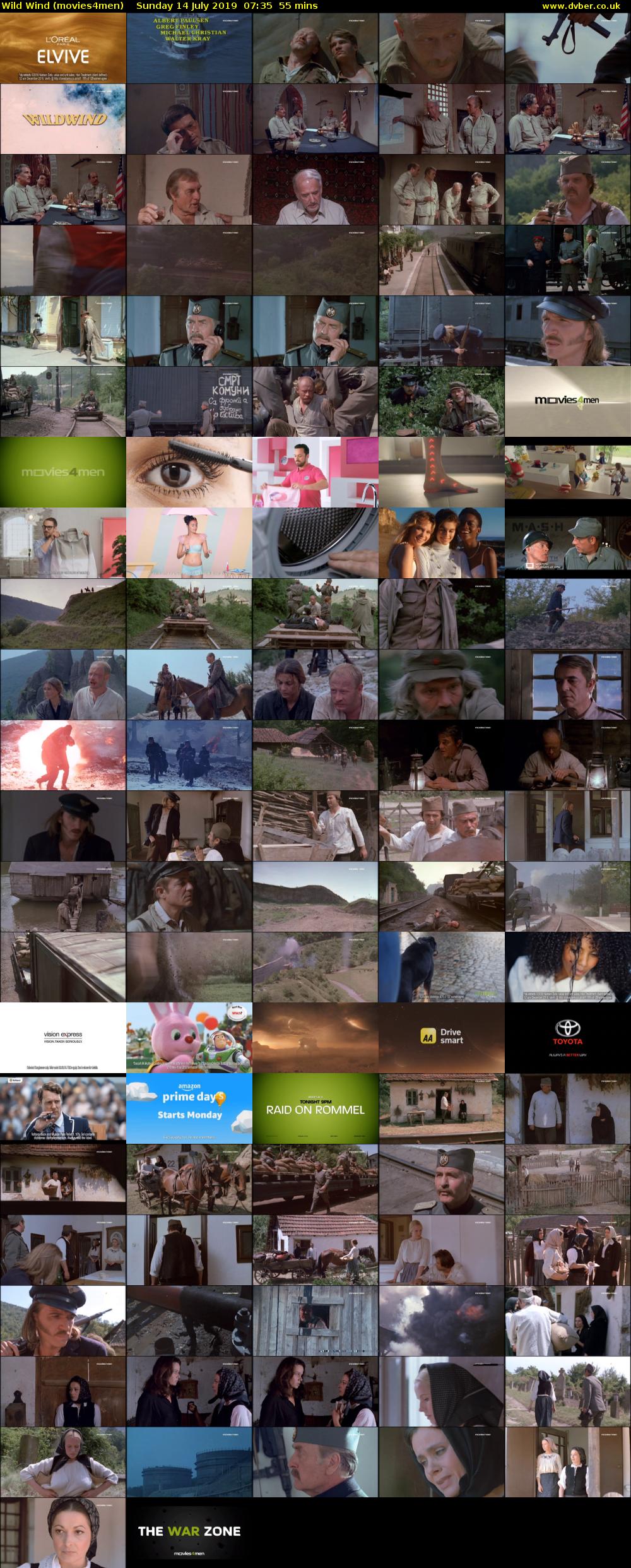 Wild Wind (movies4men) Sunday 14 July 2019 07:35 - 08:30