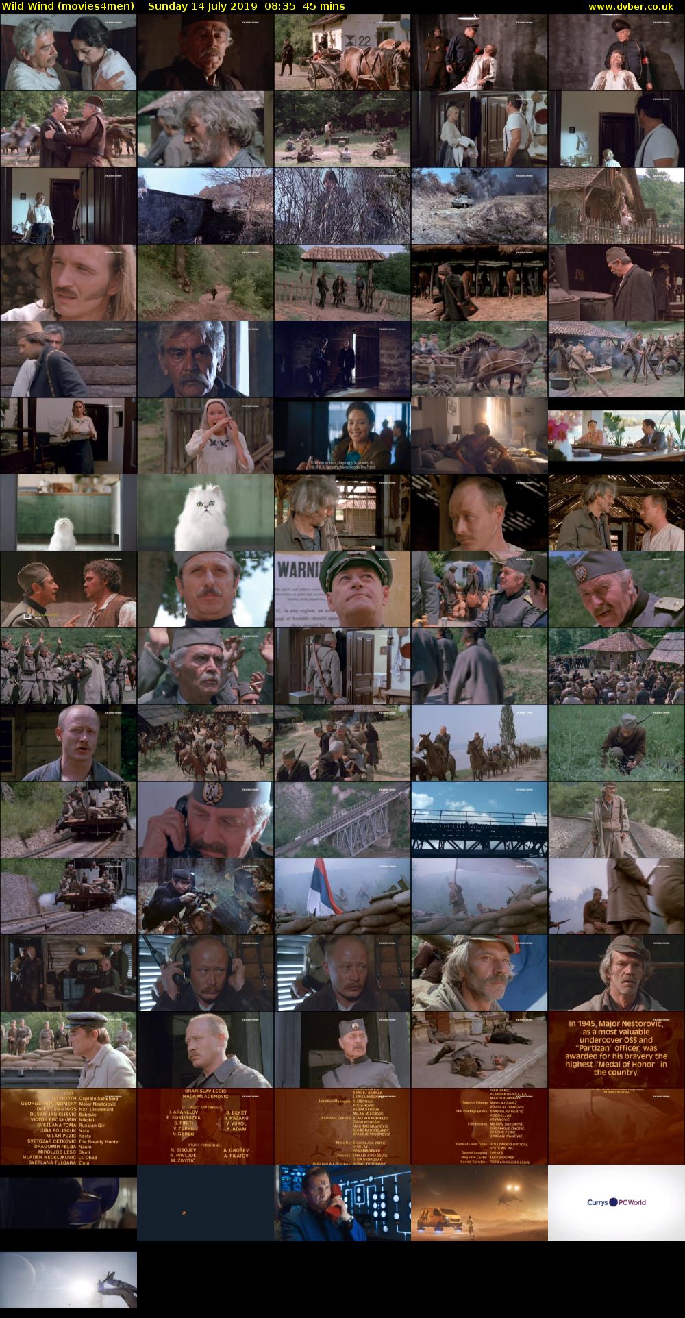 Wild Wind (movies4men) Sunday 14 July 2019 08:35 - 09:20