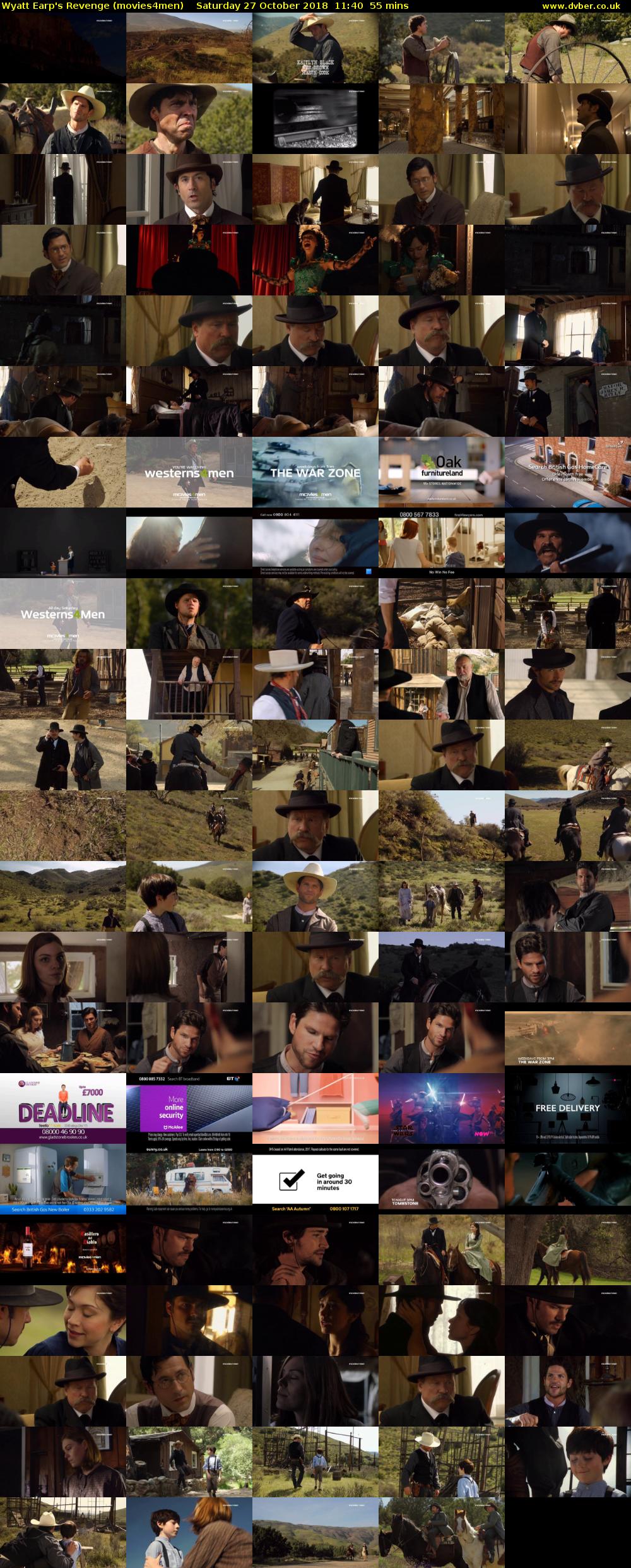 Wyatt Earp's Revenge (movies4men) Saturday 27 October 2018 11:40 - 12:35