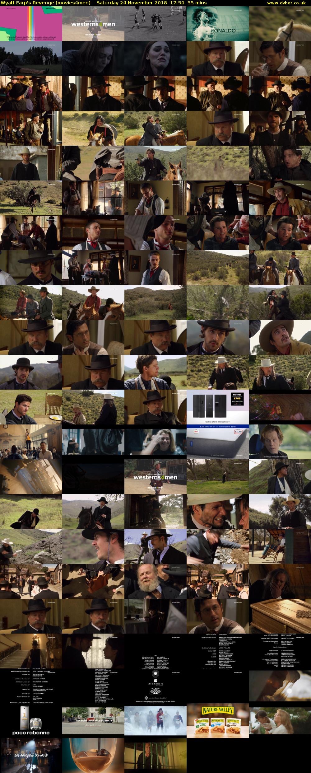 Wyatt Earp's Revenge (movies4men) Saturday 24 November 2018 17:50 - 18:45