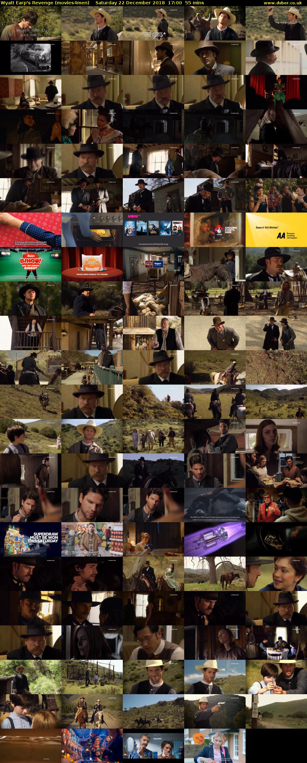 Wyatt Earp's Revenge (movies4men) Saturday 22 December 2018 17:00 - 17:55