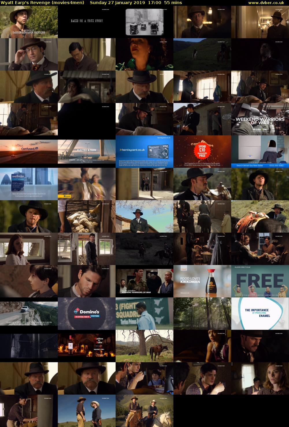 Wyatt Earp's Revenge (movies4men) Sunday 27 January 2019 17:00 - 17:55