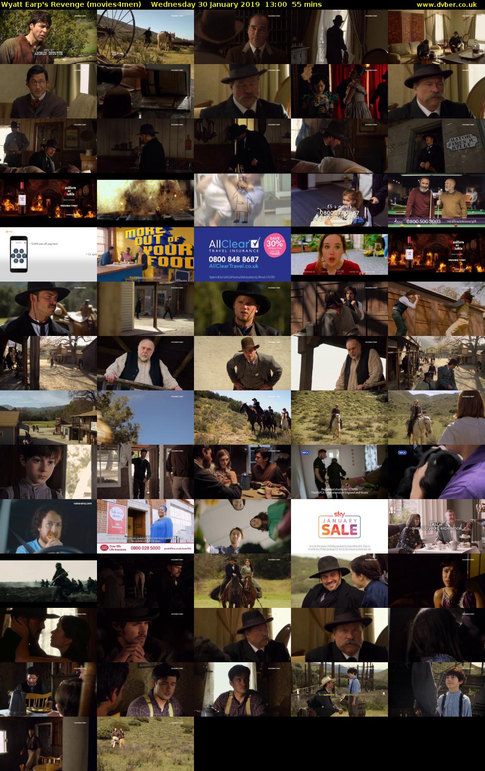 Wyatt Earp's Revenge (movies4men) Wednesday 30 January 2019 13:00 - 13:55