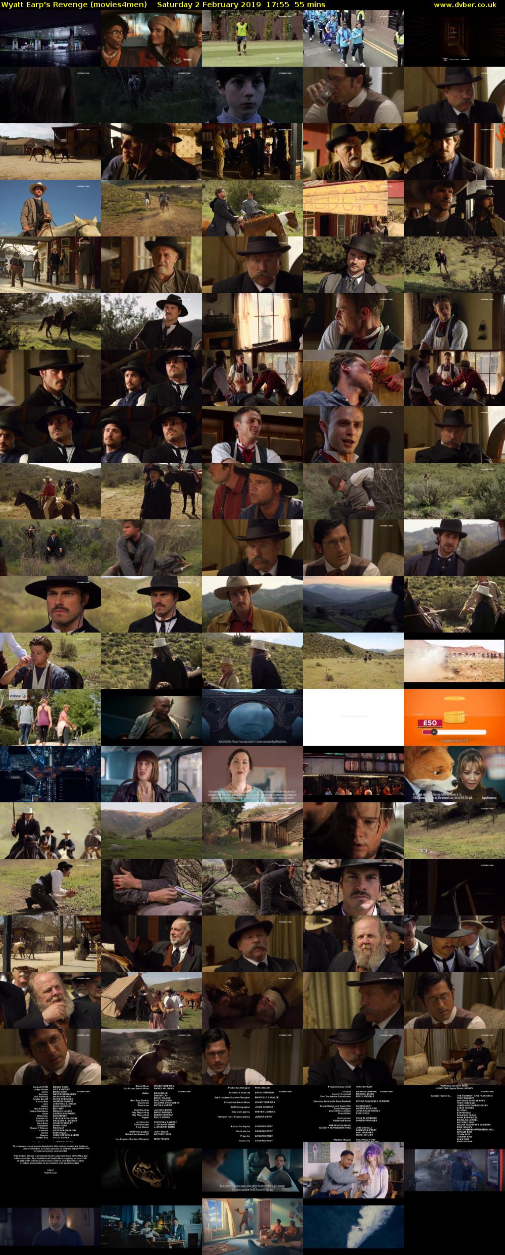 Wyatt Earp's Revenge (movies4men) Saturday 2 February 2019 17:55 - 18:50