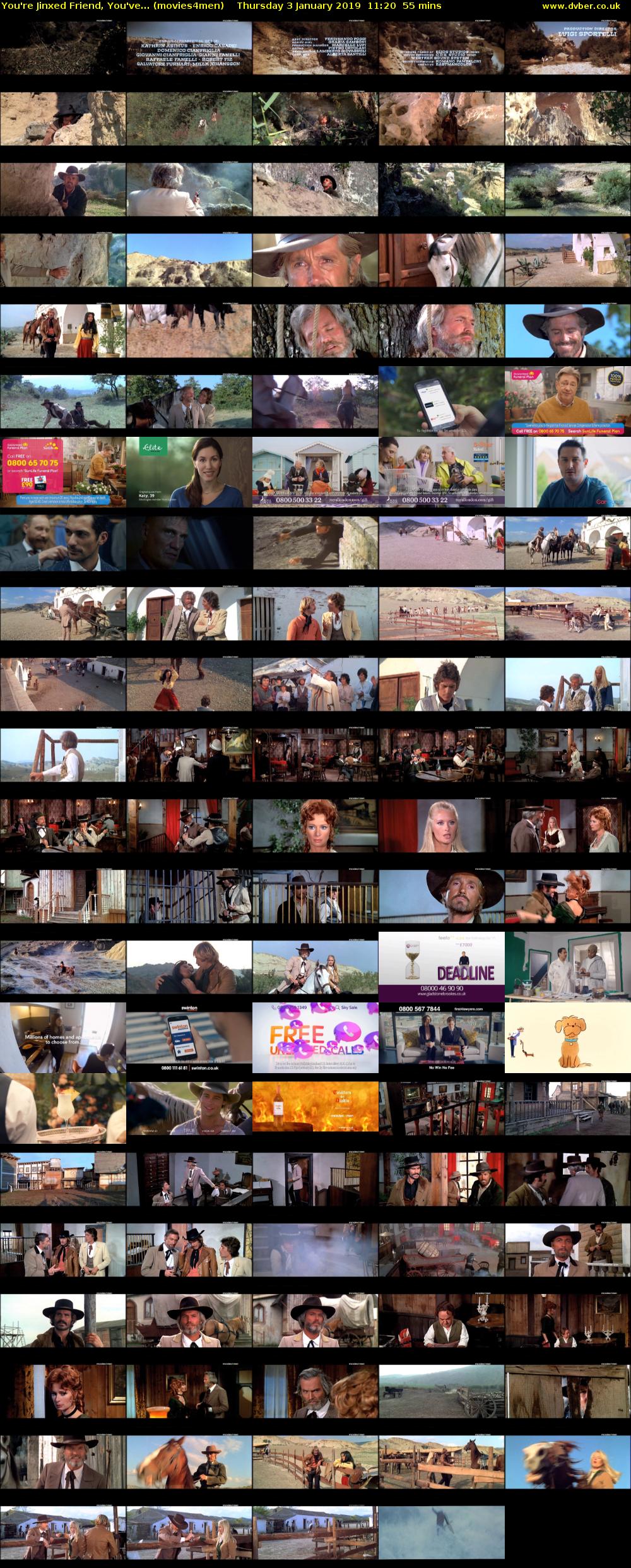 You're Jinxed Friend, You've... (movies4men) Thursday 3 January 2019 11:20 - 12:15