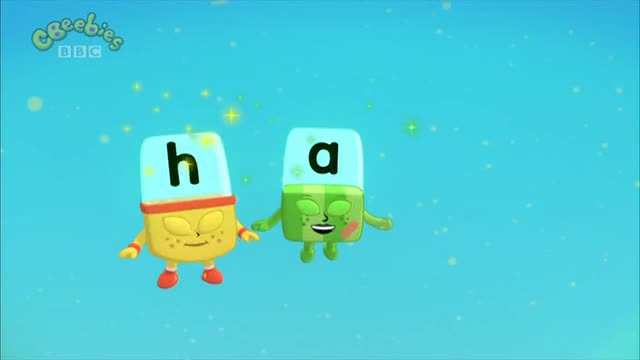 Intro title sequence for Alphablocks