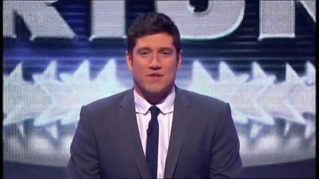 Jessica Jane Clement answers a question|The TV star and model appearing on All Star Family Fortunes