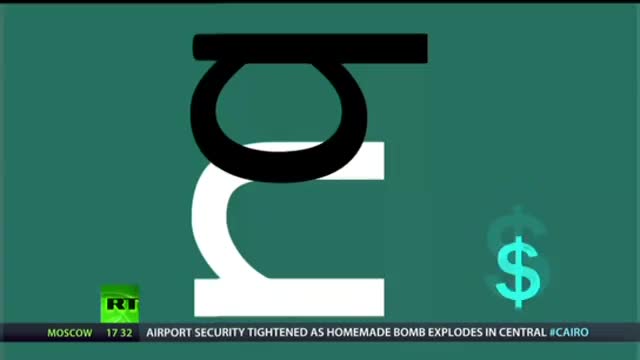 Intro title sequence for Boom Bust|Russia Today's business show